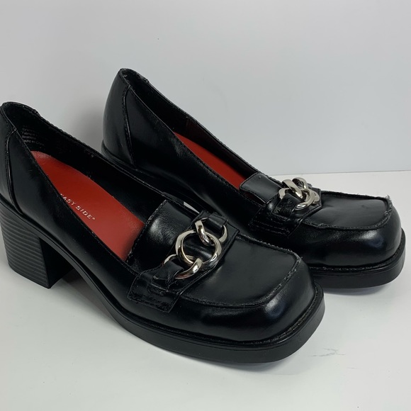 LOWER EAST SIDE Shoes - Vintage 90s Lower East Side Square Toe Plateform
